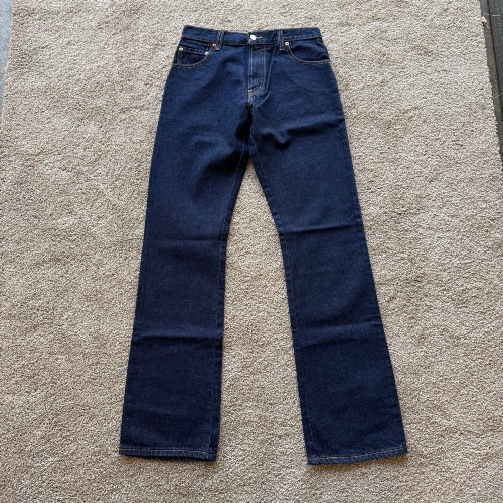 Levi 517 Bootcut Jeans Mens 30x34 Dark Indigo Slim Fit Denim 00517-0216